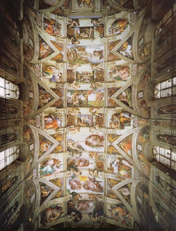 Michelangelo Buonarroti plfond of the Sixtijnse chapel Rome Vatican